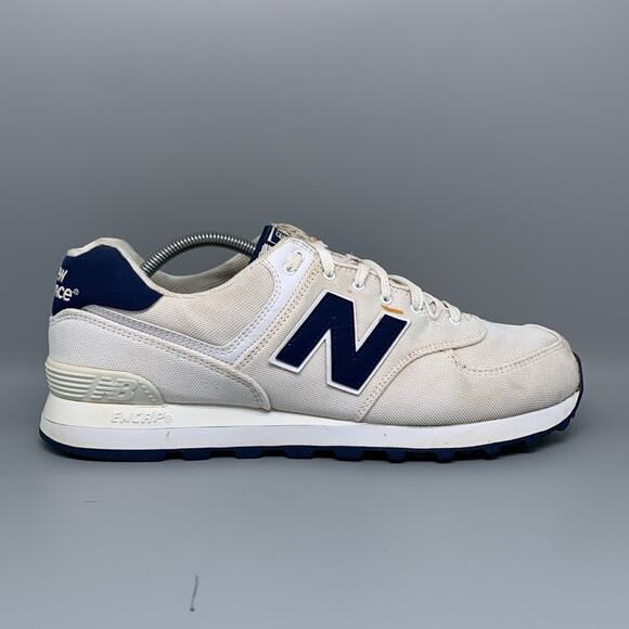 New Balance 574 White Running Shoes ML574HRW Men’s Sz‎ 11.5 - Picture 5 of 10